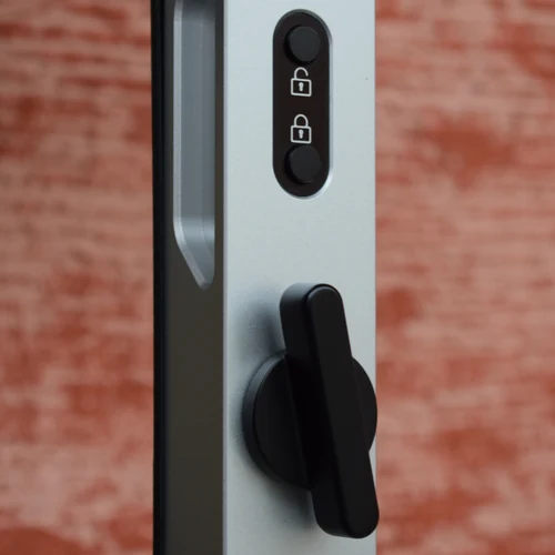 ვიწრო პროფილის ჭკვიანი საკეტი A7 3D Face Smart Lock (ალუმინის კარისთვის) - 5